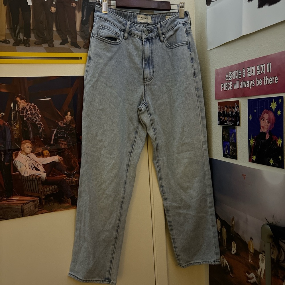 pacsun light blue mom jeans